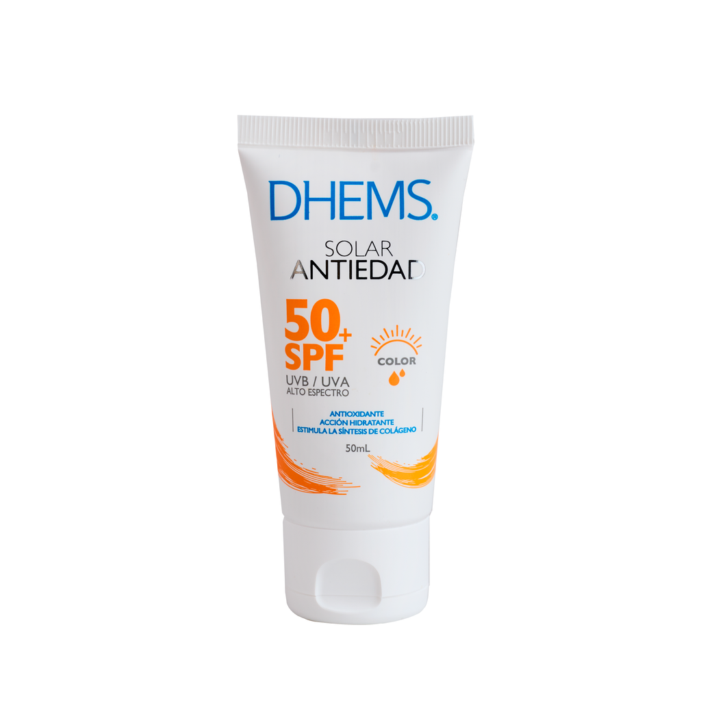 Protector Solar Antiedad con Color 50 ML